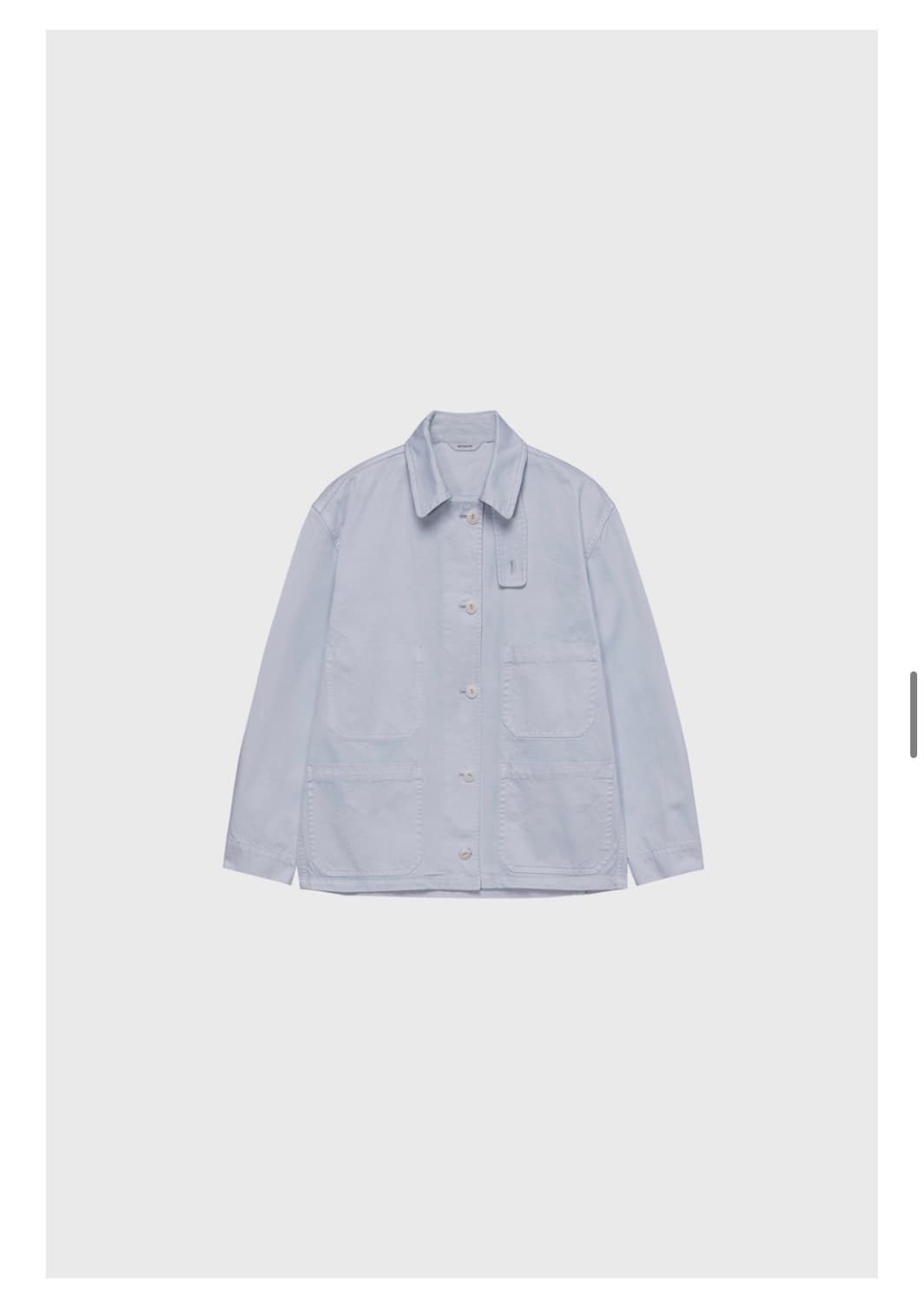모노하 cotton dying work jacket (Light blue 상품이미지2
