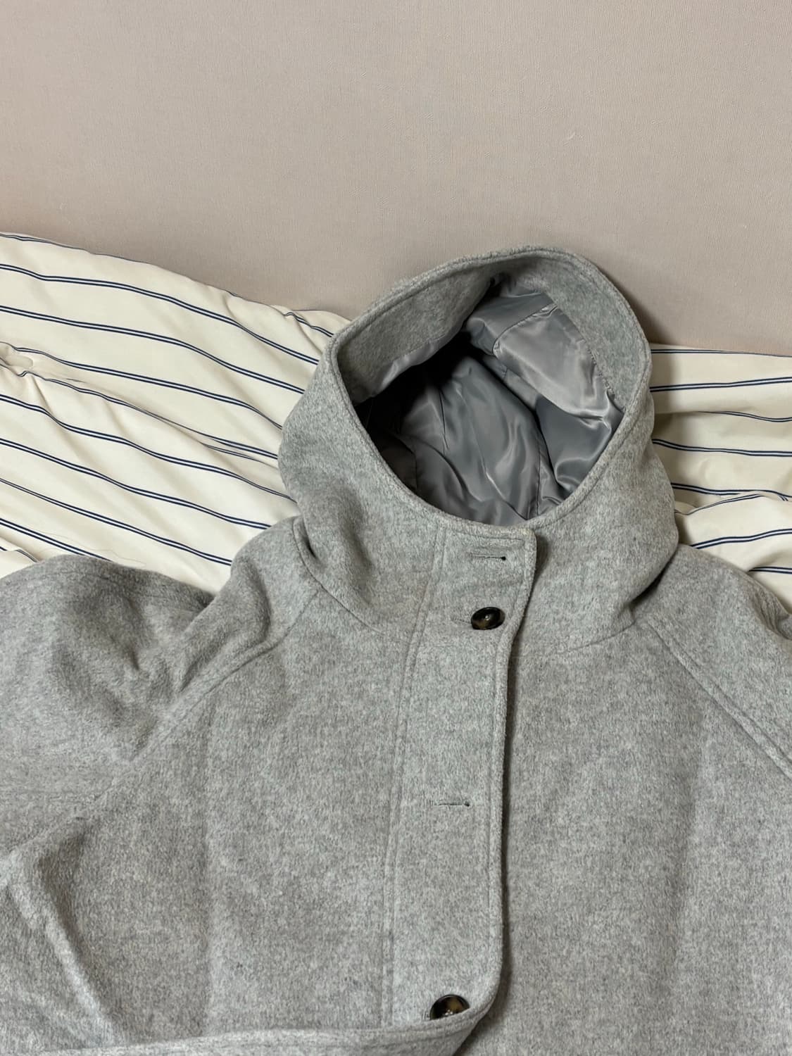 오피쉬 RICH WOOL HALF COAT_GRAY 상품이미지7