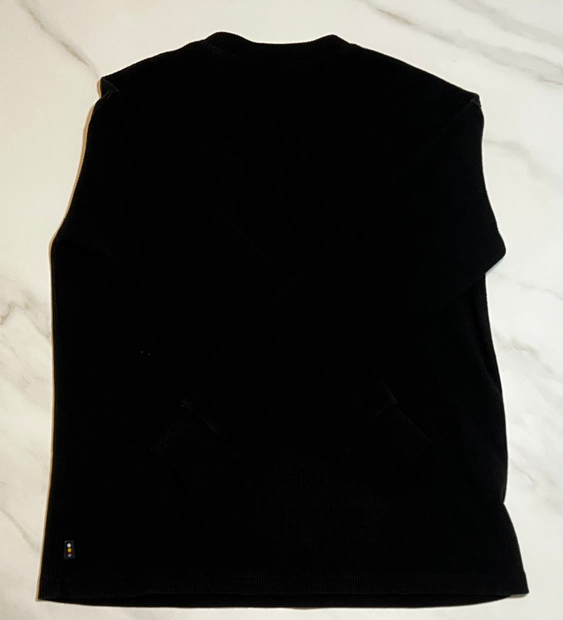 아이앱 스튜디오 와플 롱슬리브 블랙 화이트 상품이미지2