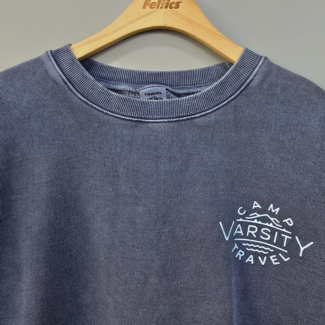 트래블(TRAVEL) 피그먼트 워싱 맨투맨 XL 상품이미지3