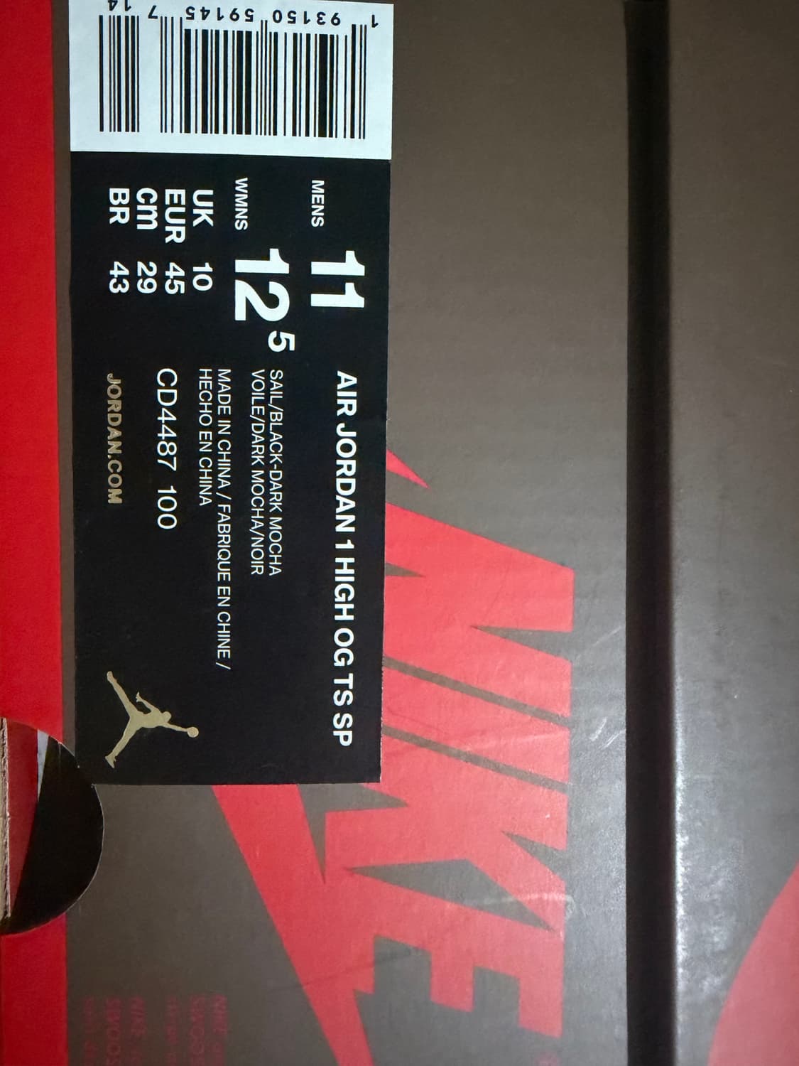 나이키 조던1 travis scott 트레비스 스캇 og 하이 상품이미지2