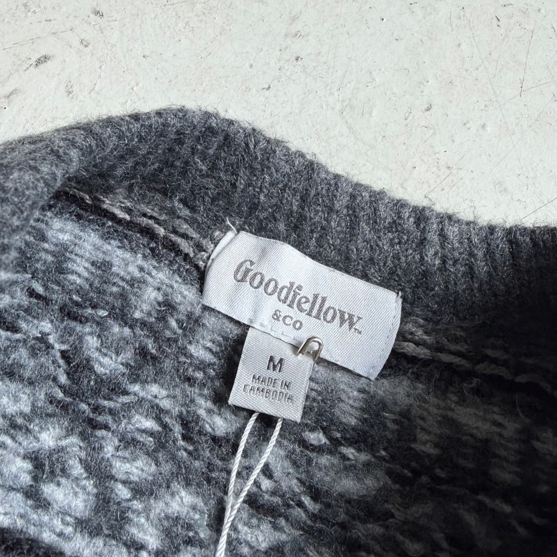90s Goodiellow&co 빈티지 스웨터 니트 M 상품이미지5