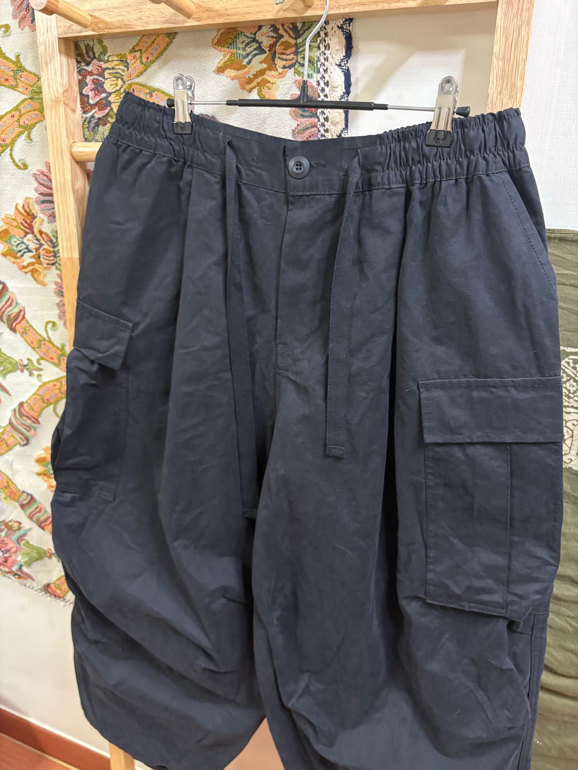 Farmers market 블랙 카고 팬츠  상품이미지2