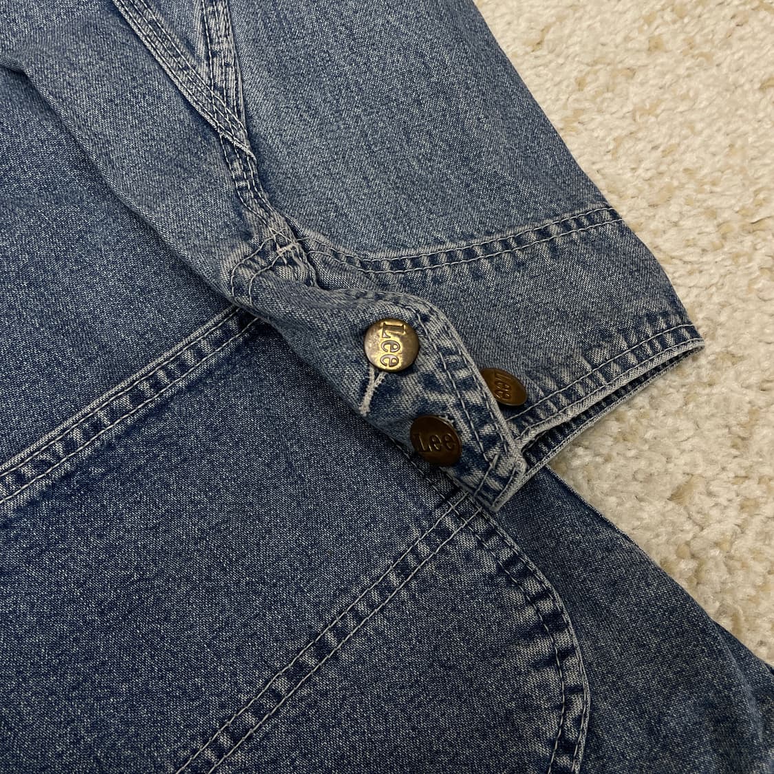 [L] 90s Lee 리 워크 초어 코트 데님자켓 상품이미지5