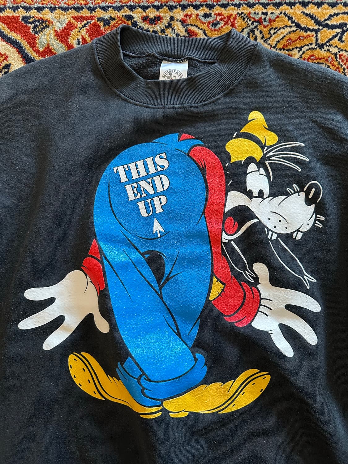 90s Mickey & Co 구피 'THIS END UP' - XL 상품이미지2