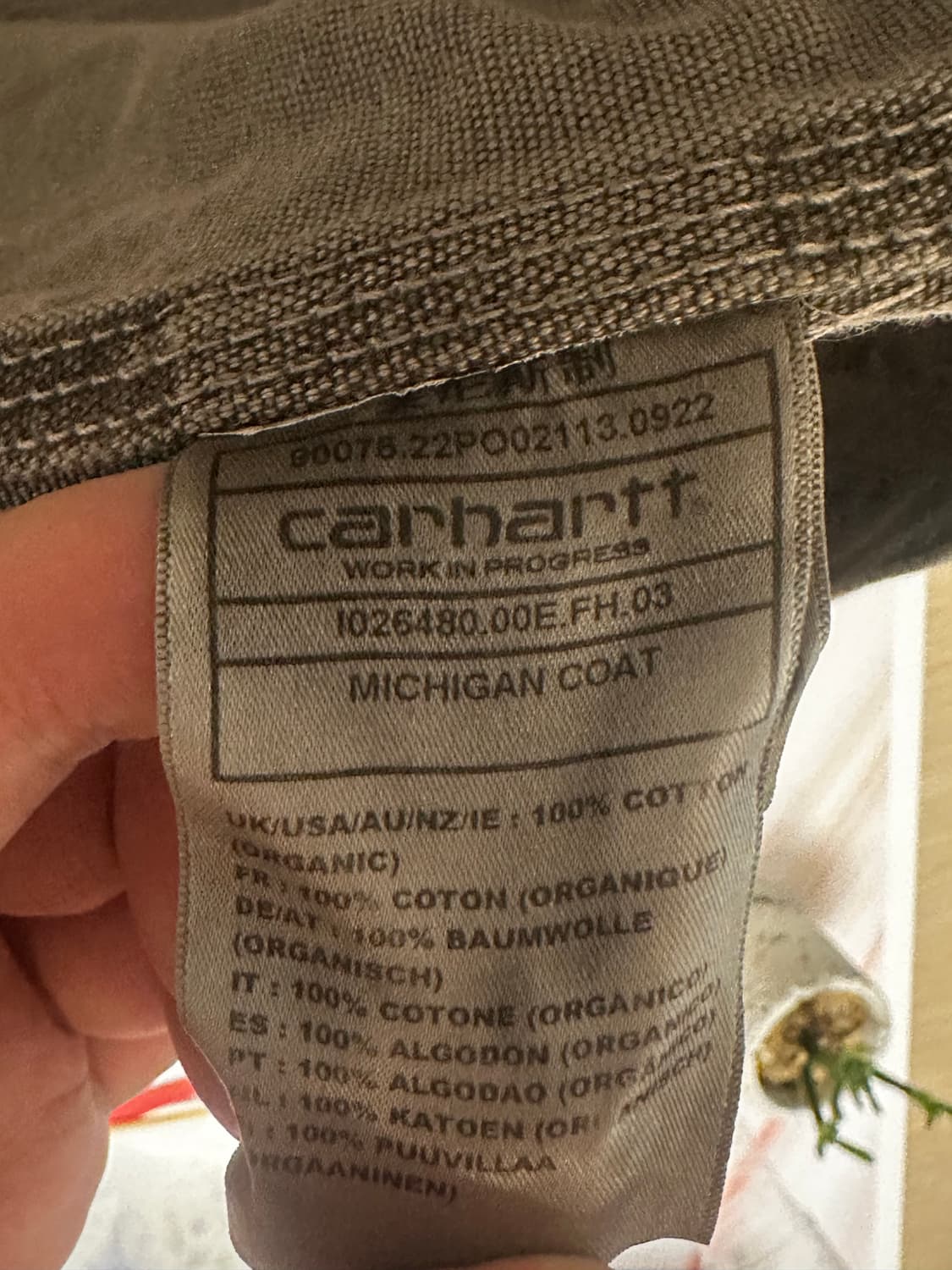 칼하트 미시건 코트 L 상품이미지2