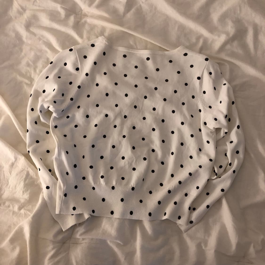 여름 뽀송 도트 가디건코디판매 상품이미지4