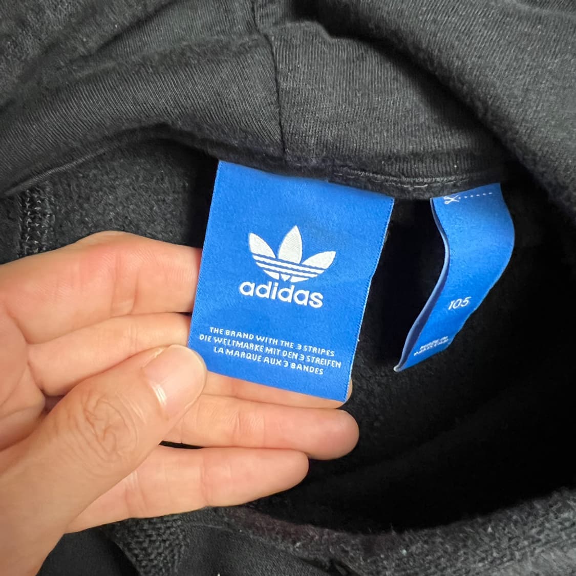 아디다스 불꽃 빅로고 후드티 105 상품이미지2