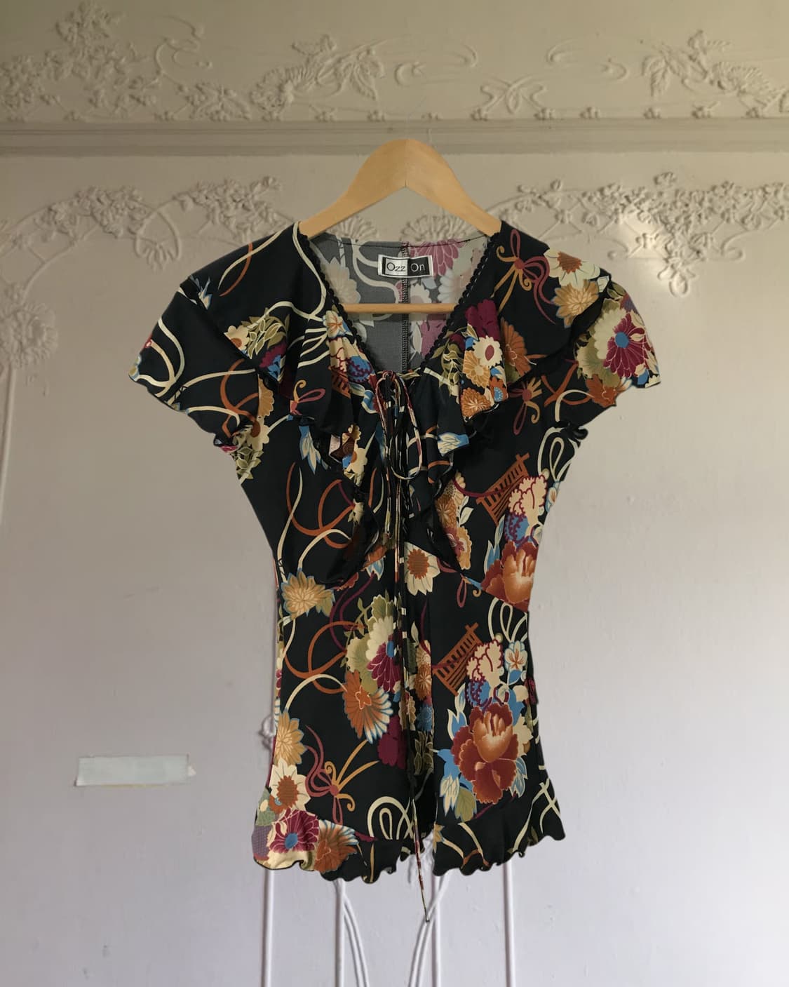 vintage ozz on pattern top 상품이미지6