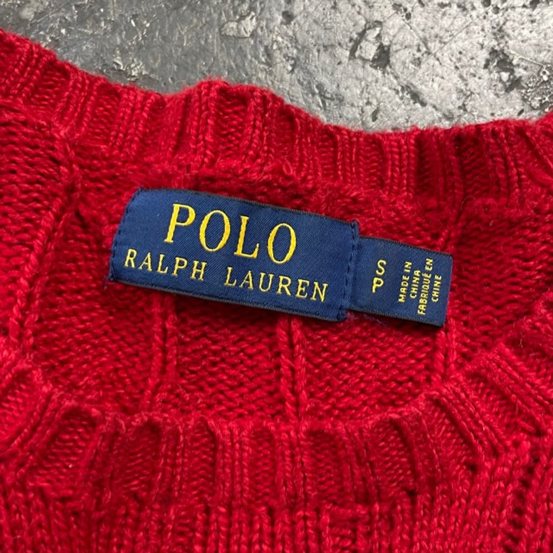 90-95 폴로 꽈배기 니트  상품이미지3