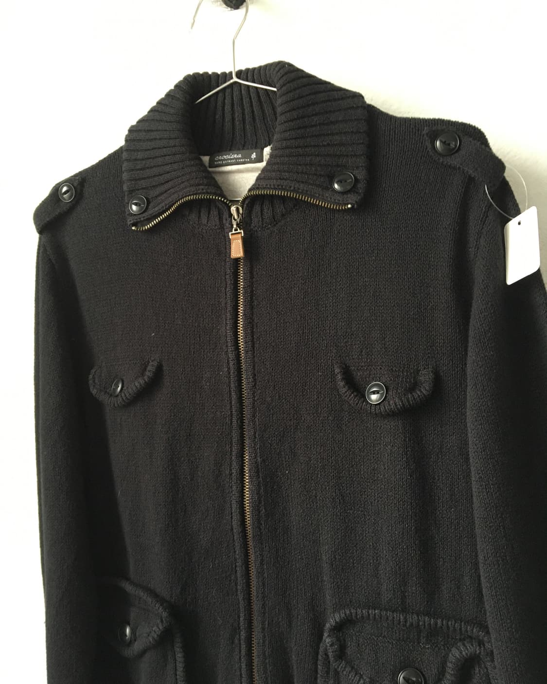 Multi pocket knit zip up 상품이미지4