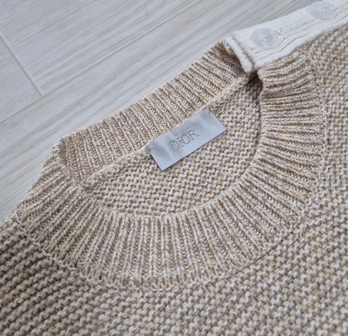 (정품) 디올 시그니처 로고 울 캐시미어 스웨터 M 상품이미지2
