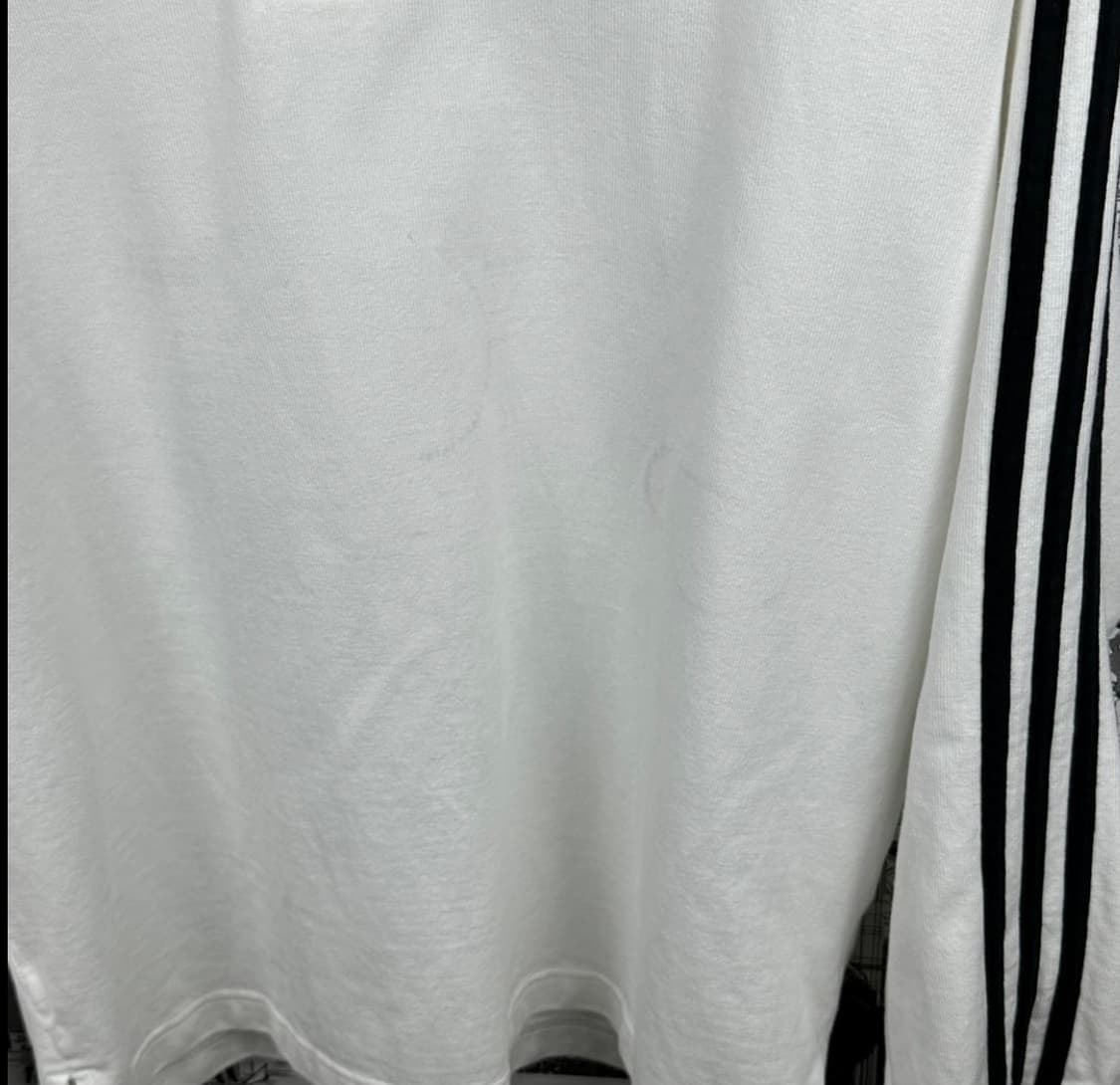 아디다스 3S 럭비 폴로 긴팔 화이트 상품이미지3