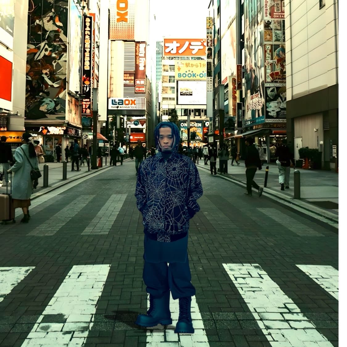 네이버후드 스파이더웹 면 집업 자켓 상품이미지1