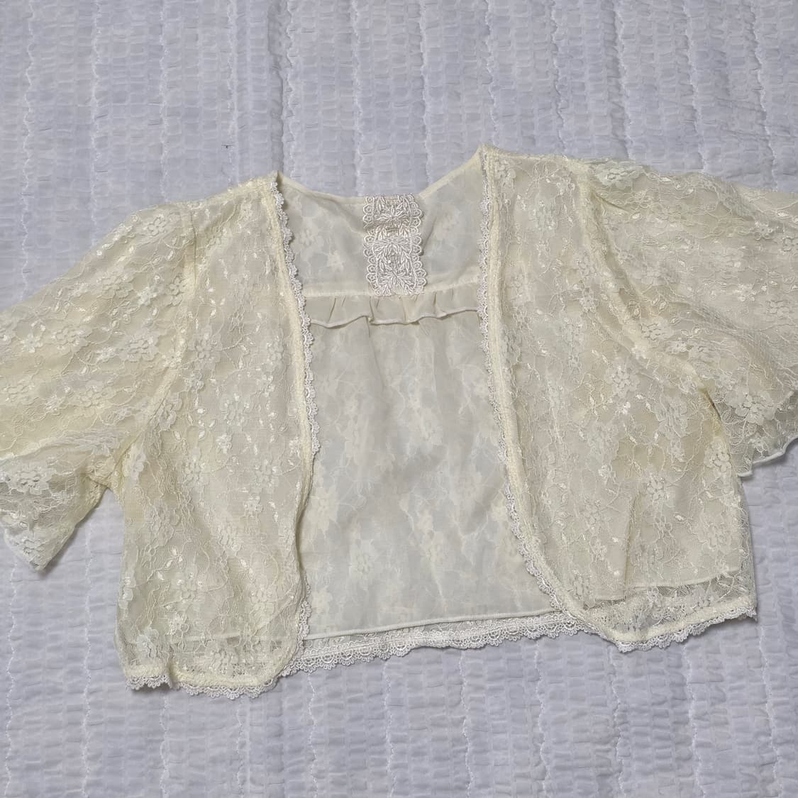 엑시즈팜) 레이스 모리걸 로리타 볼레로 상품이미지1