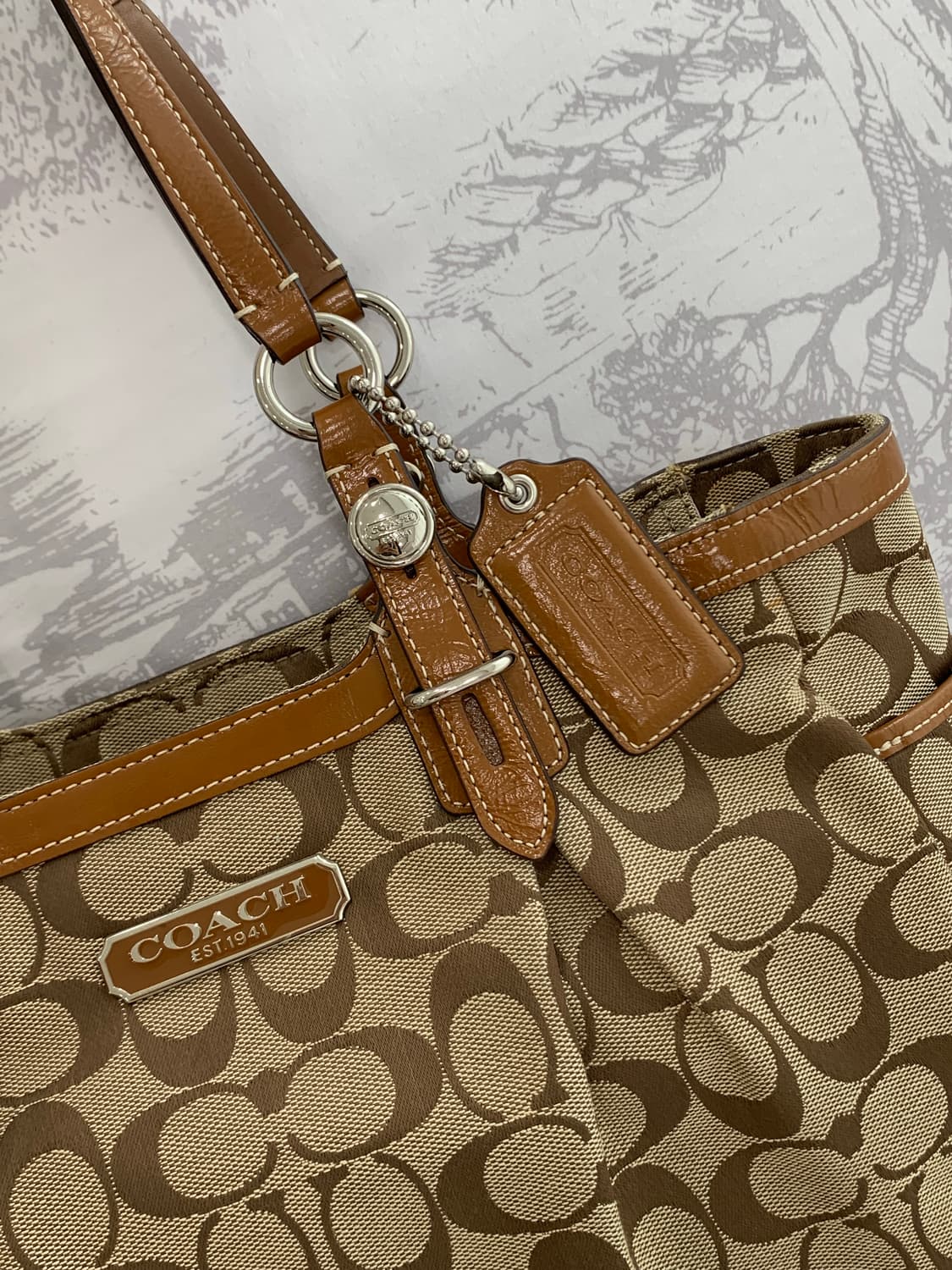 [S급] Coach signature shoulder bag 상품이미지3