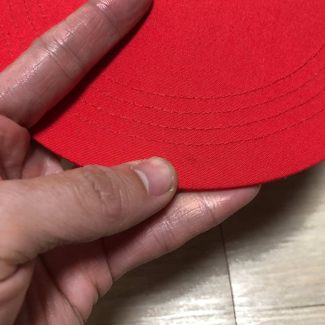 (OS) 헤리티지 플로스 HERITAGE FLOSS 롱빌캡 레드 모자 상품이미지3