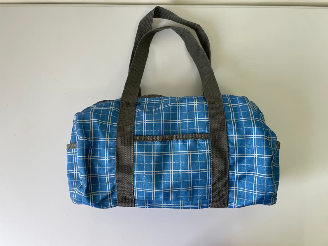 빈티지 체크 그레이 스포츠 백  상품이미지5