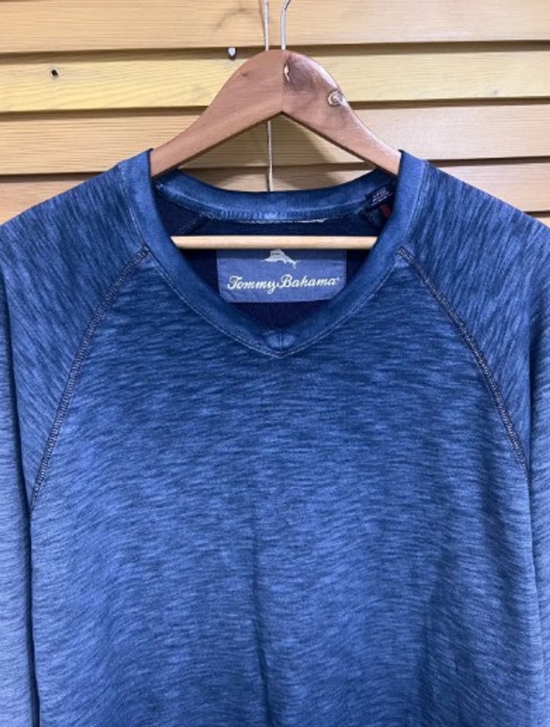 수입) 토미바하마 남성 브이넥코튼티셔츠 L 상품이미지1