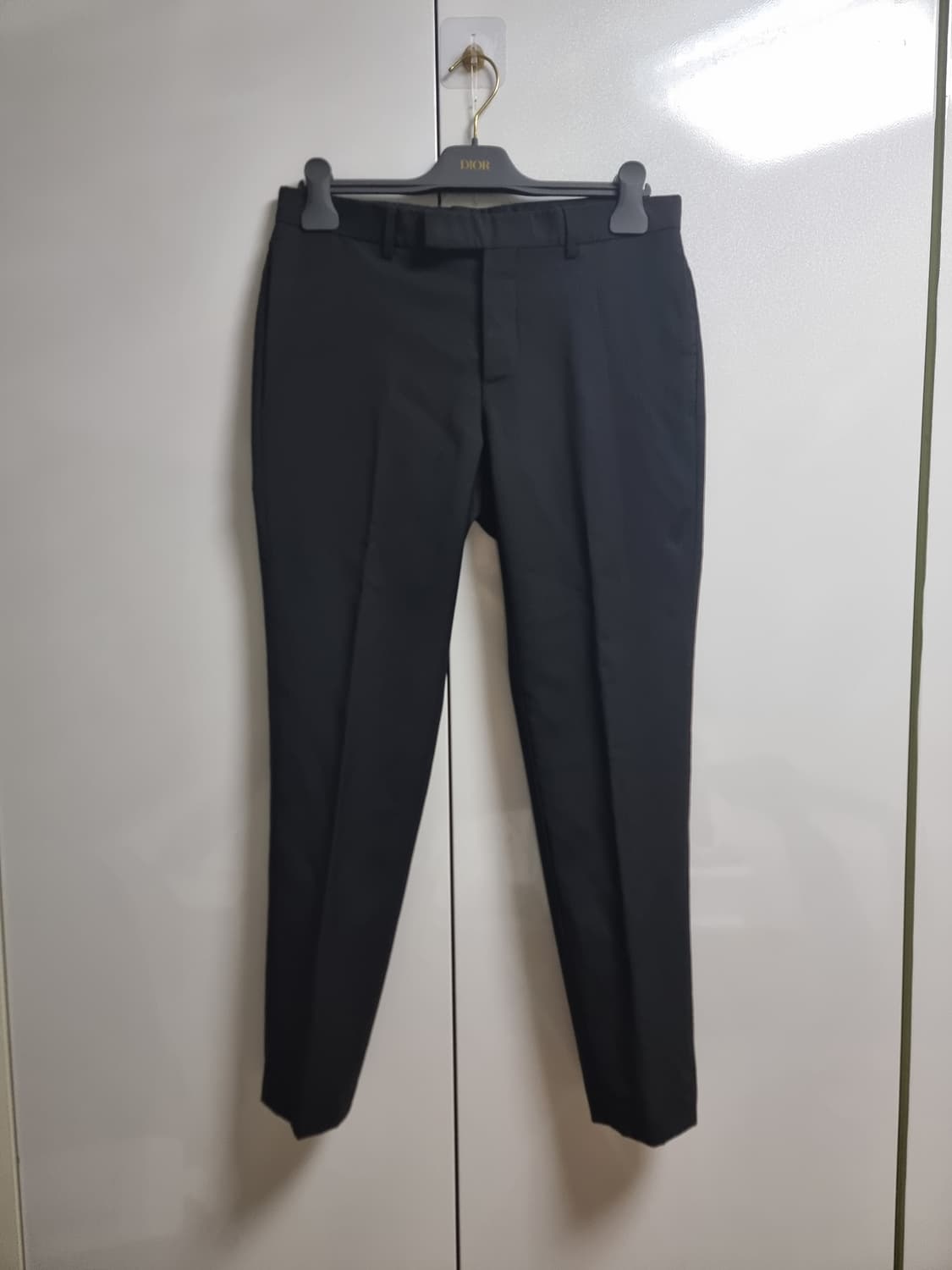 디올 옴므 블랙 시그니처 지퍼 슬랙스 46사이즈 상품이미지2