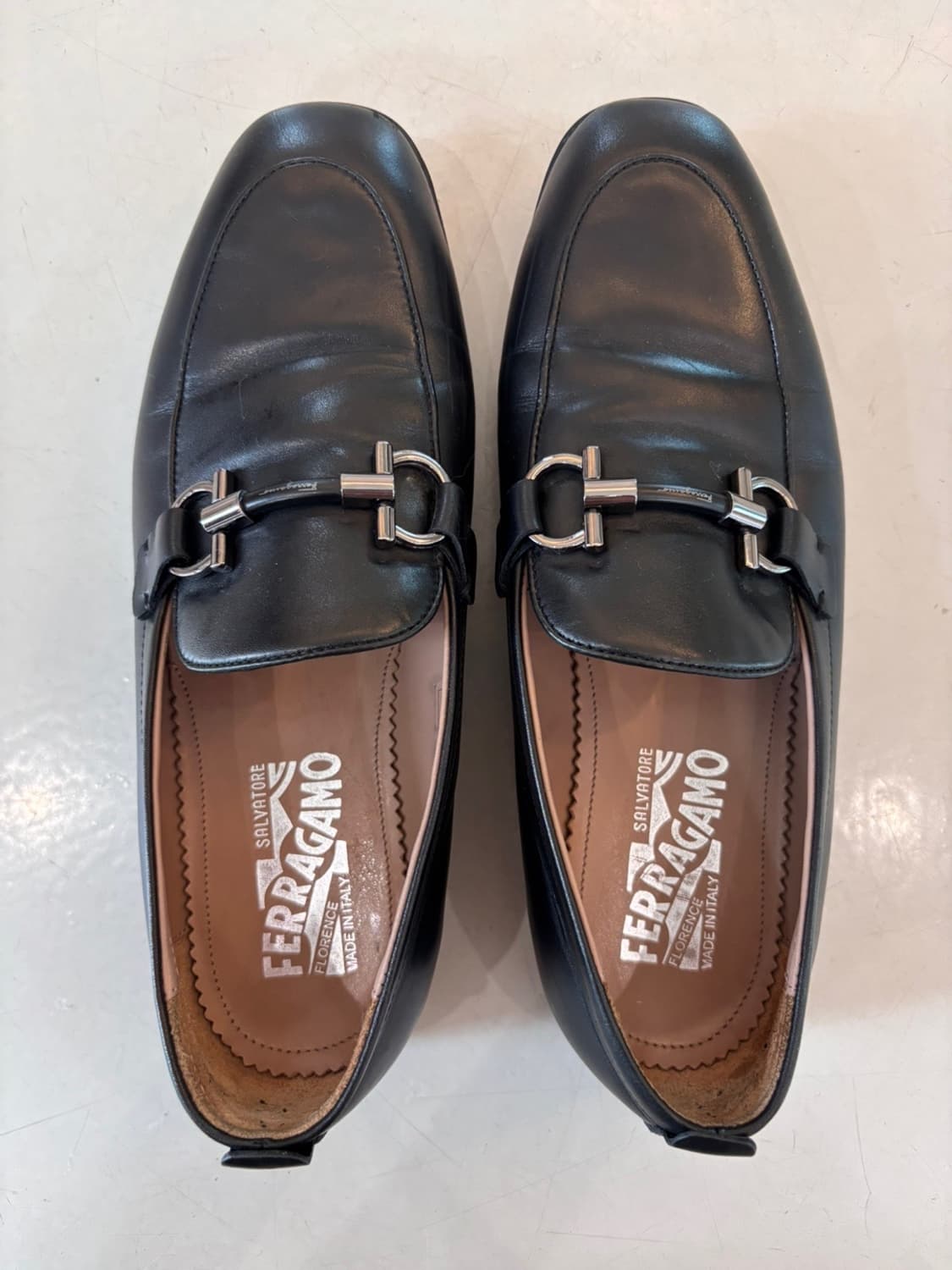 Vintage Ferragamo Leather Loafer 상품이미지2