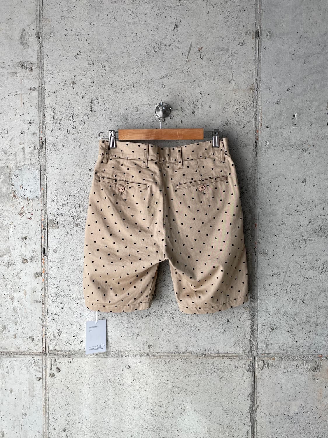 00s Stussy 스투시 도트 쇼츠 베이지 상품이미지8