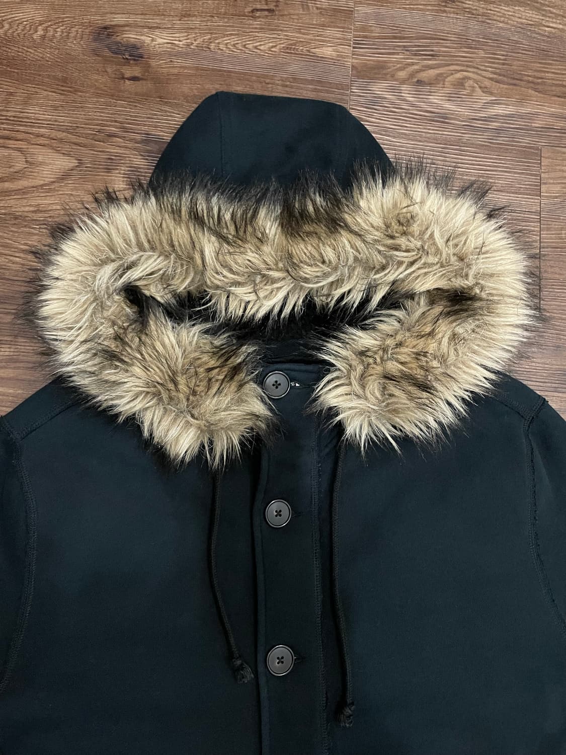 폴로 랄프로렌 N2B 울프죠 후드퍼 자켓 블랙 상품이미지2