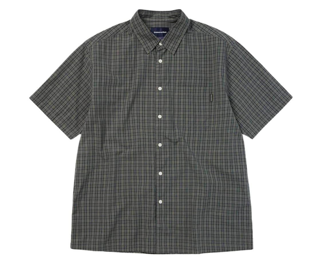 디네댓 반팔 체크 셔츠 L 상품이미지1