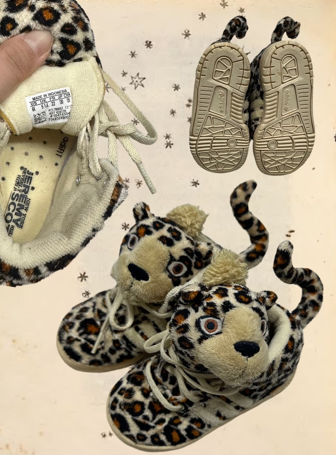 Adidas 아디다스 제레미스캇 키즈 레오피드 신발 상품이미지1