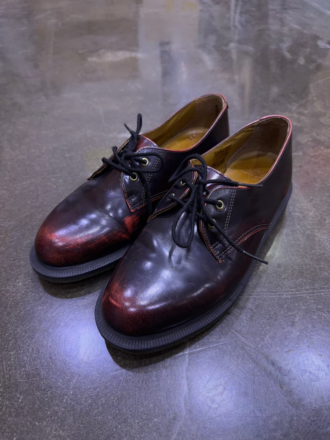 닥터마틴 브룩 슈즈 구두 버건디 체리 레드 240 상품이미지1