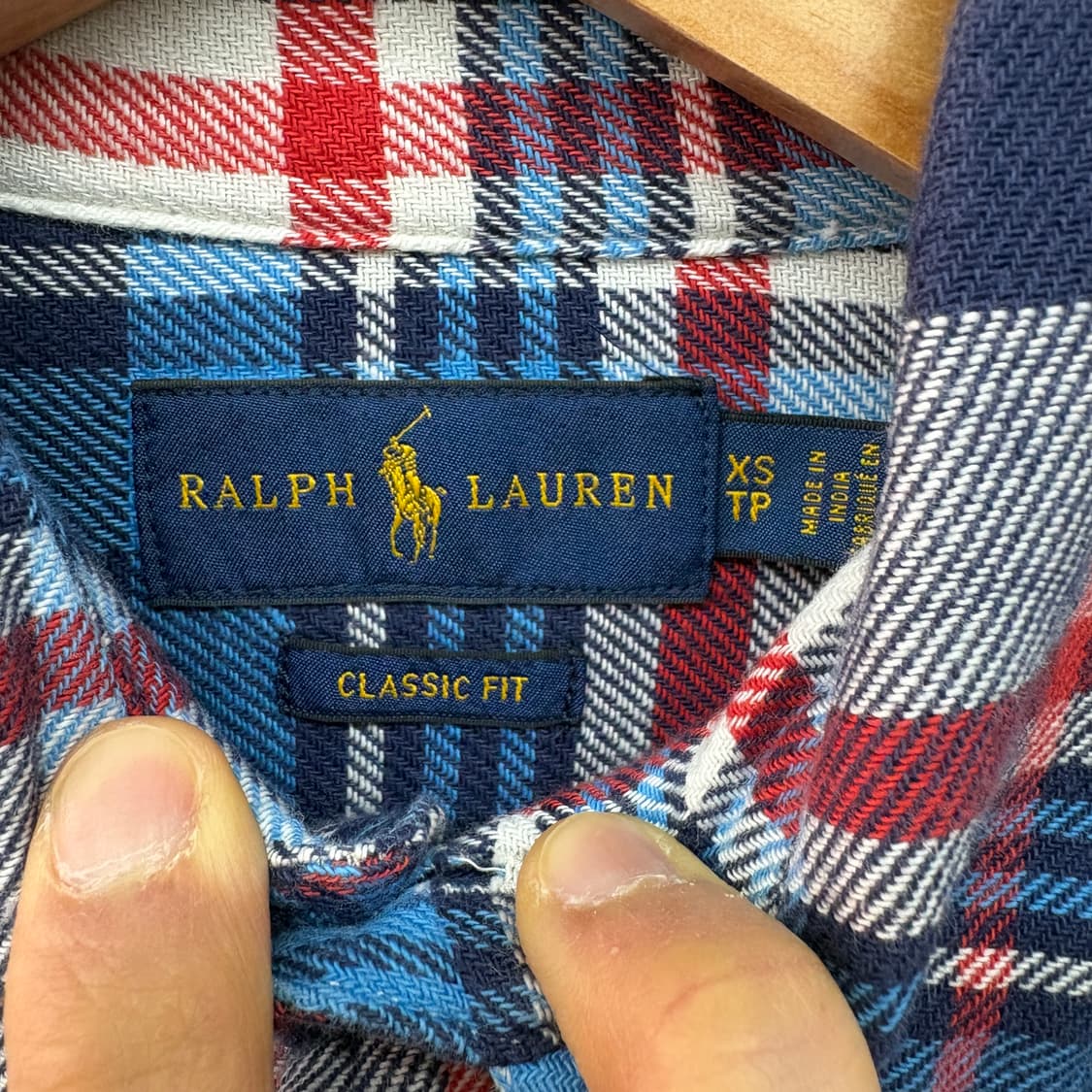 폴로 랄프로렌 체크 셔츠 남방 여/XS 상품이미지4