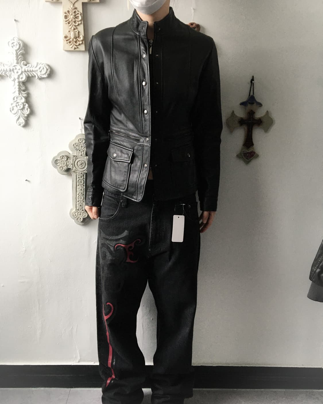 Slim fit lamb leather jacket 상품이미지8