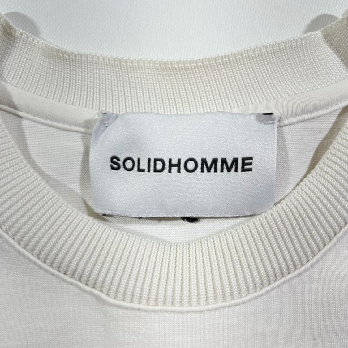 [Solid Homme] 솔리드옴므 로고 반팔티셔츠 상품이미지5