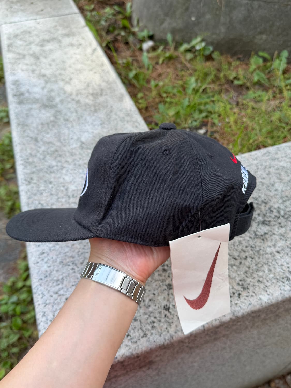 (deadstock) 90s Nike 올드 나이키 6-panel 볼캡 상품이미지3