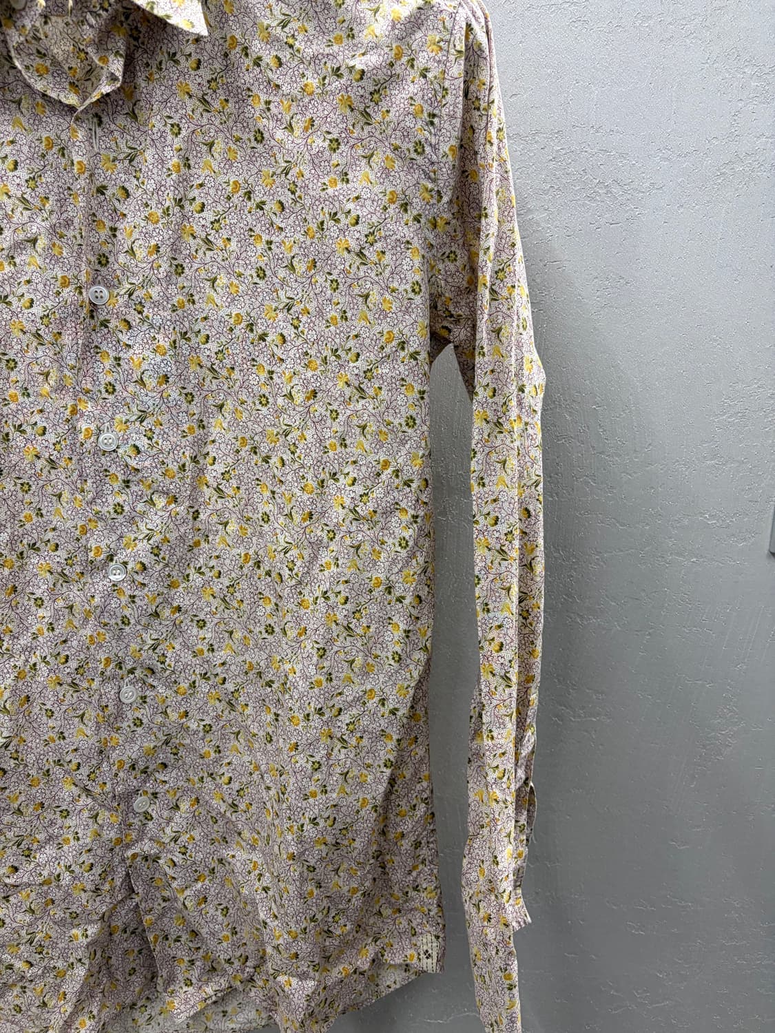 Paul Smith flower pattern shirt S 상품이미지3