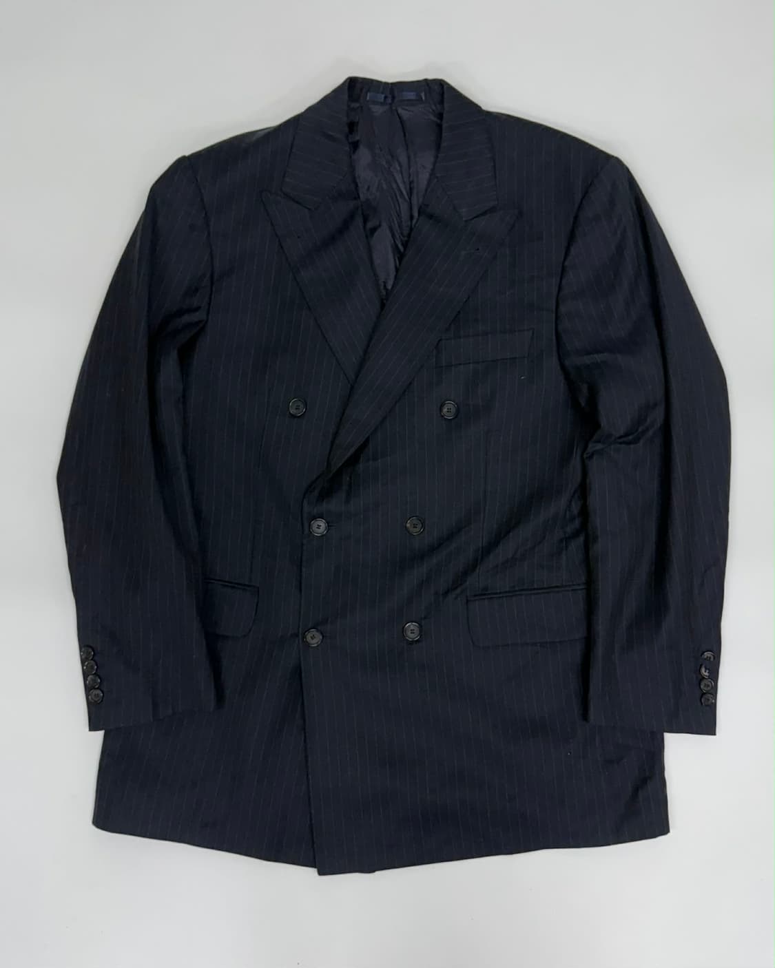 [52] 버버리 독일제 더블 브레스티드 핀스트라이프 블레이져 자켓 상품이미지1