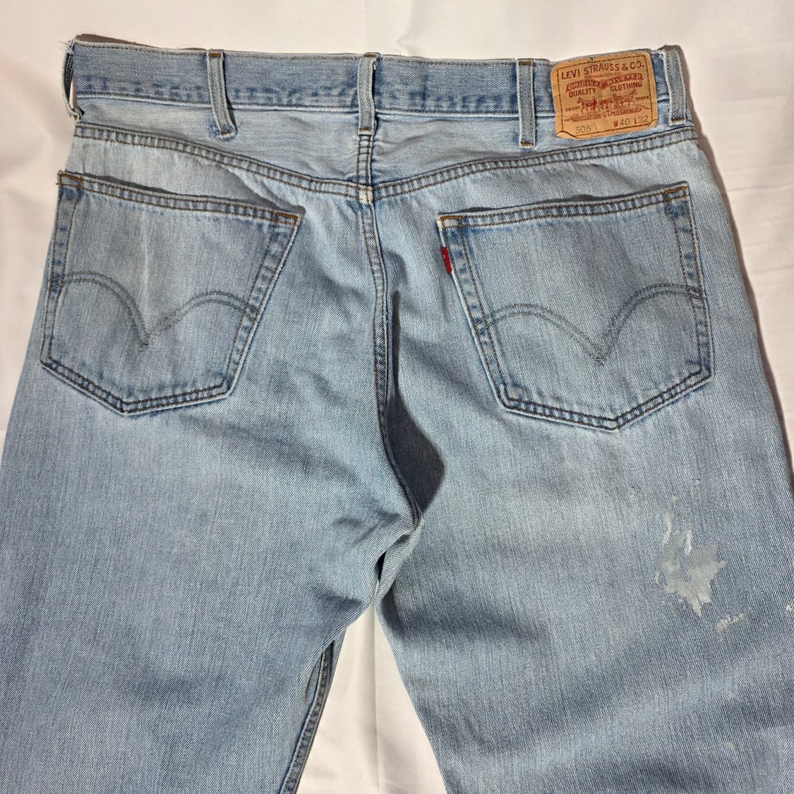 [W40L32]00s 리바이스 505 레귤러핏 데님 팬츠 상품이미지8