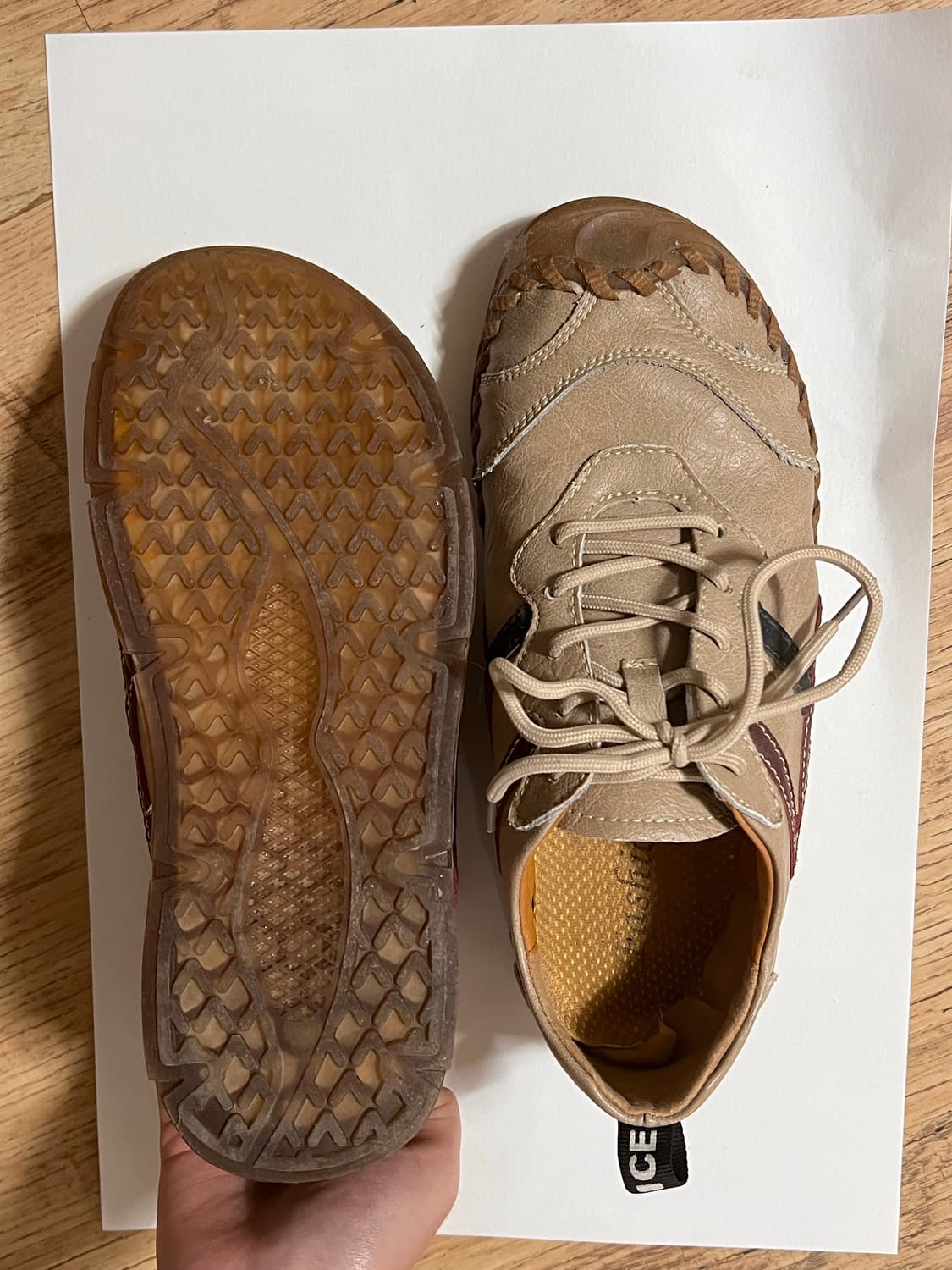 수제 빈티지 캐쥬얼 운동화 상품이미지3