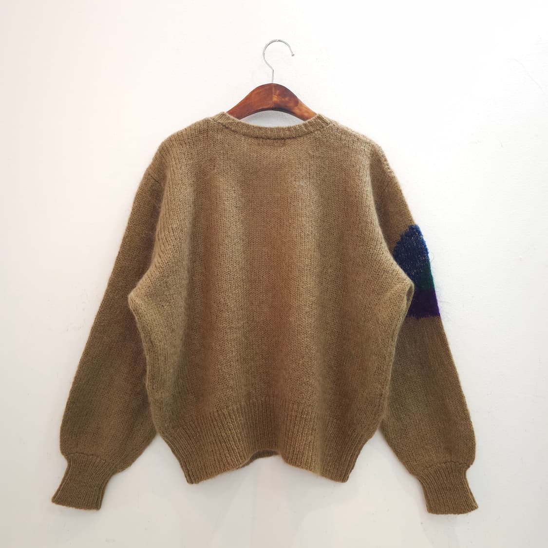 울혼방 버섯 니트 빈티지 루즈핏 스웨터 상품이미지2