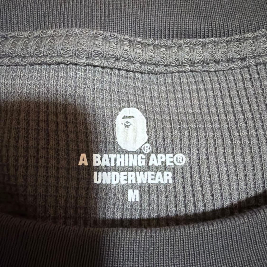 베이프 컬러 카모 써멀 롱슬리브 티셔츠 상품이미지2