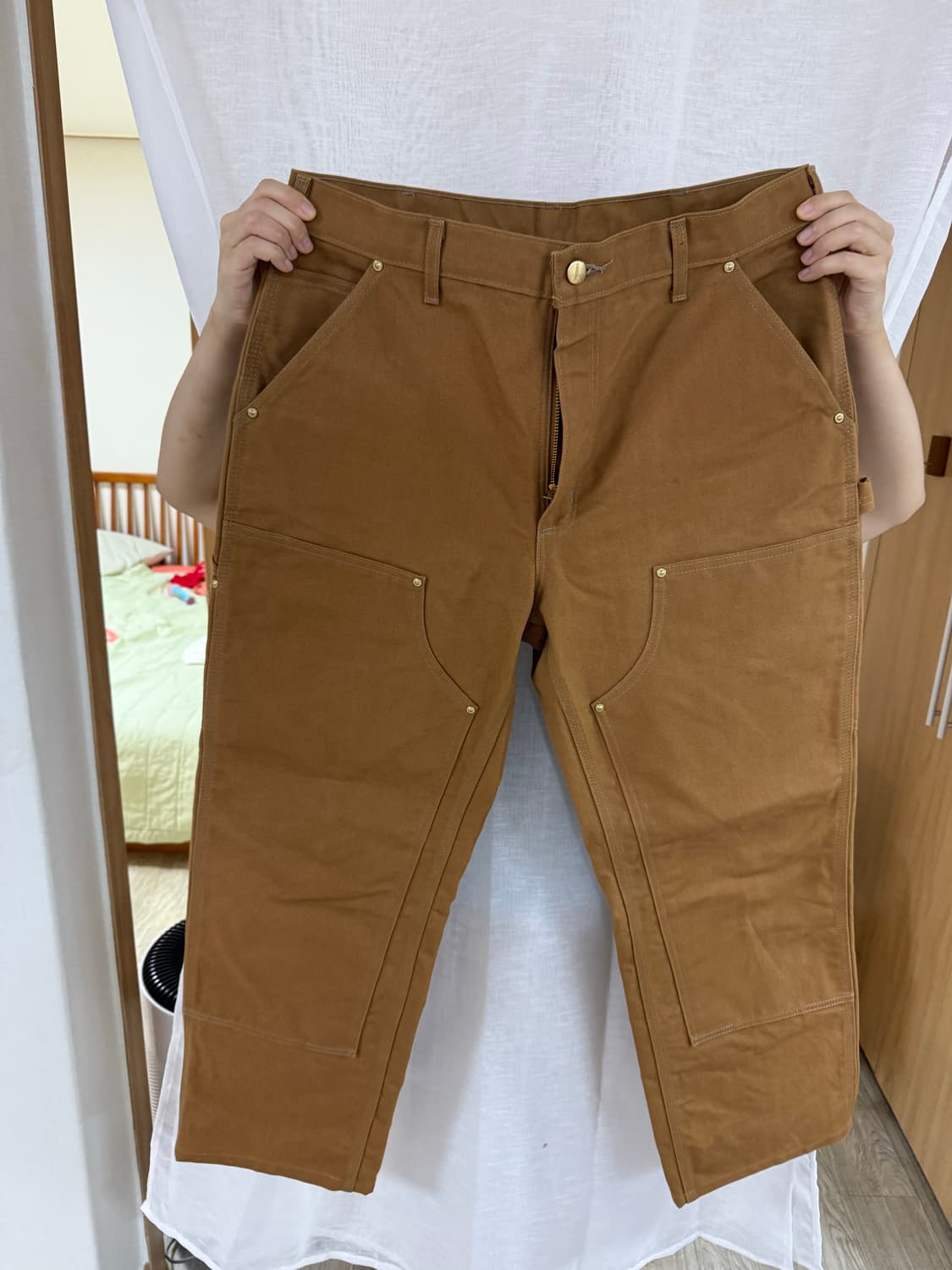 칼하트 더블니 브라운 팬츠 34 상품이미지1