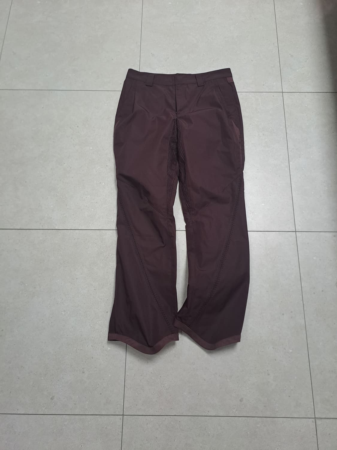 L) xlim 엑슬림 ep6 07 트라우저 버건디 상품이미지2