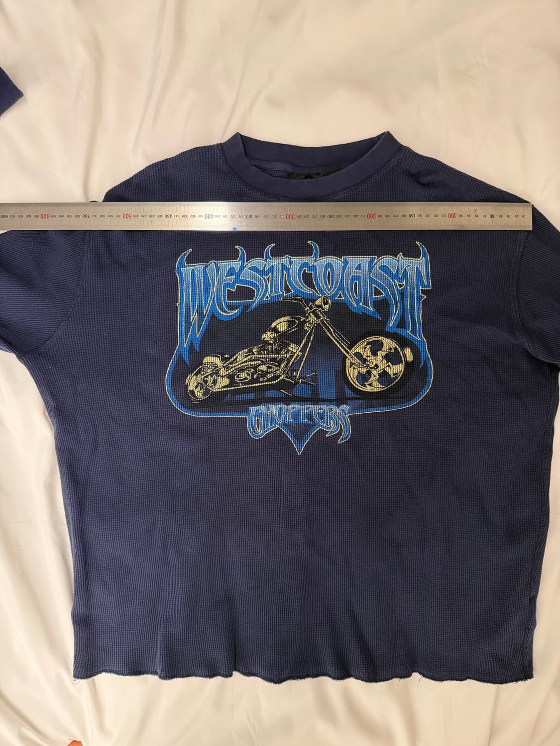 90s 웨스트코스트 차퍼 thermal 네이비 롱슬리브 상품이미지3