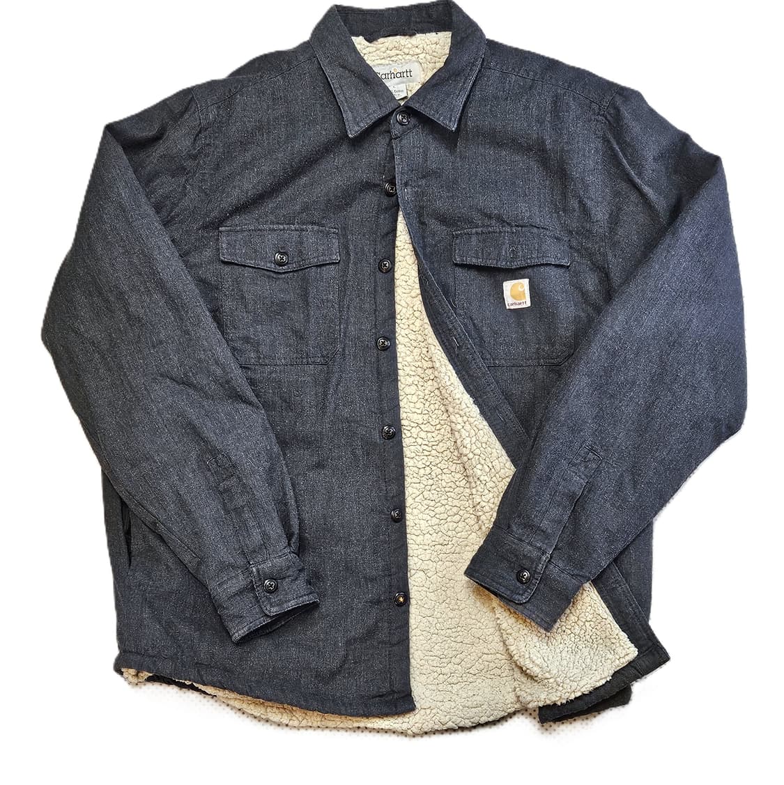 칼하트 리워크 셰르파 안감 데님셔츠 자켓 상품이미지1