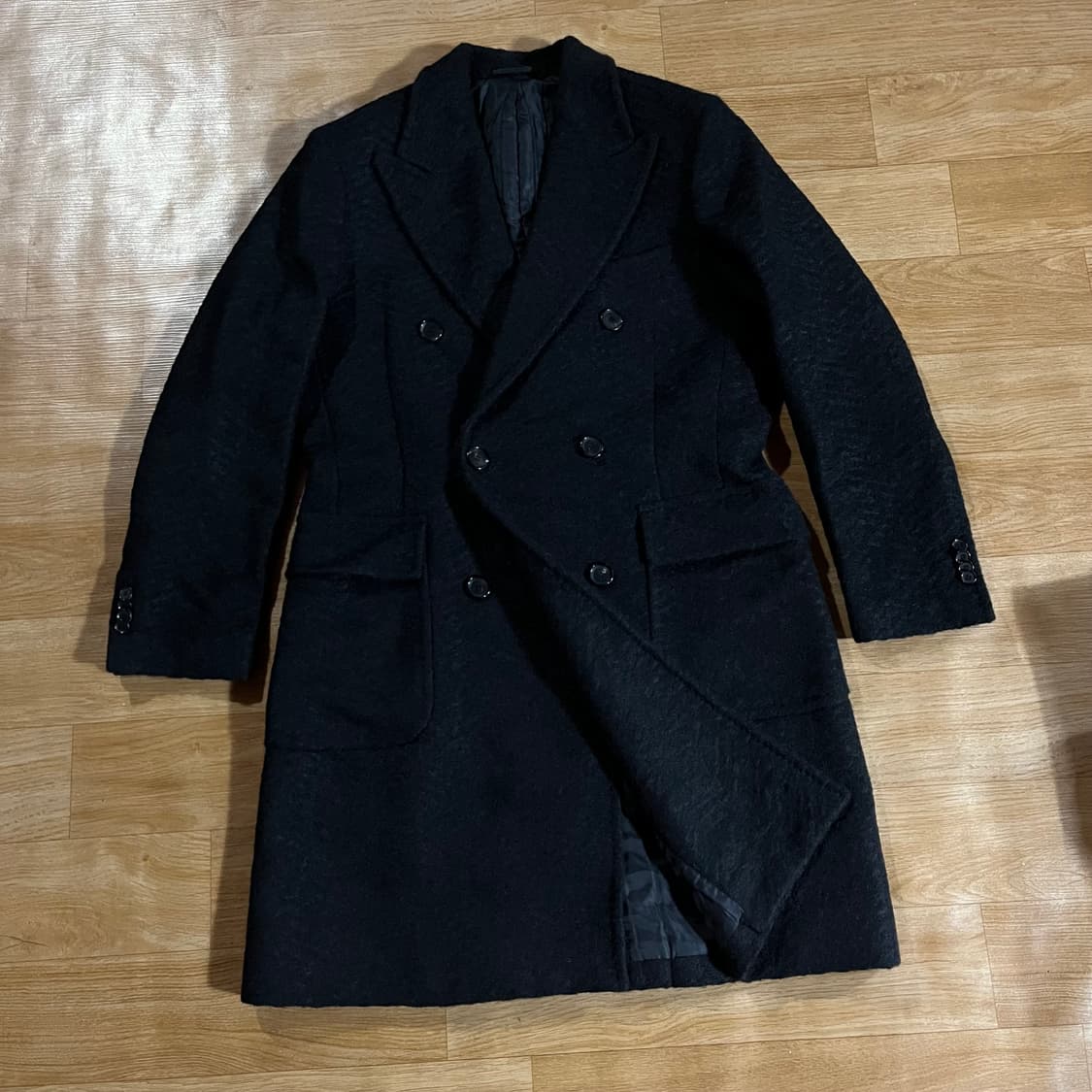 [100] 맨온더분 모헤어 니트코트 상품이미지1