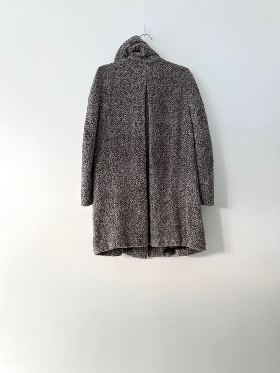 MINE high neck flare coat / brown grey 상품이미지4
