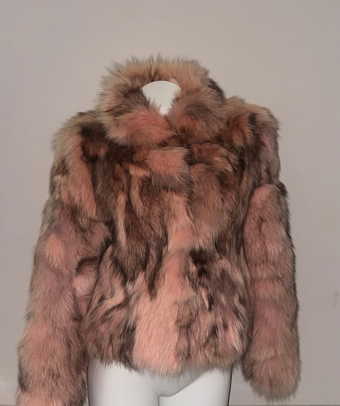 빈티지 핑크 폭스 퍼자켓 상품이미지1