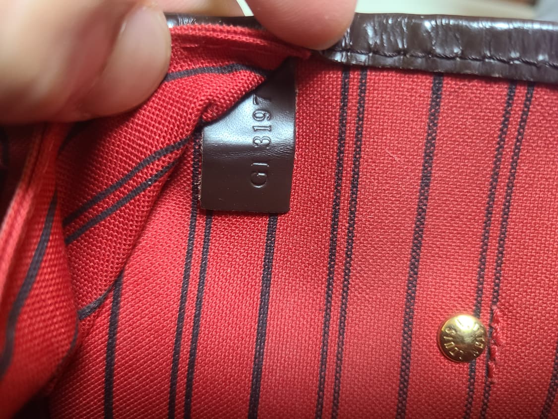 루이비통 네버풀 다미에 숄더백 + 파우치  상품이미지8