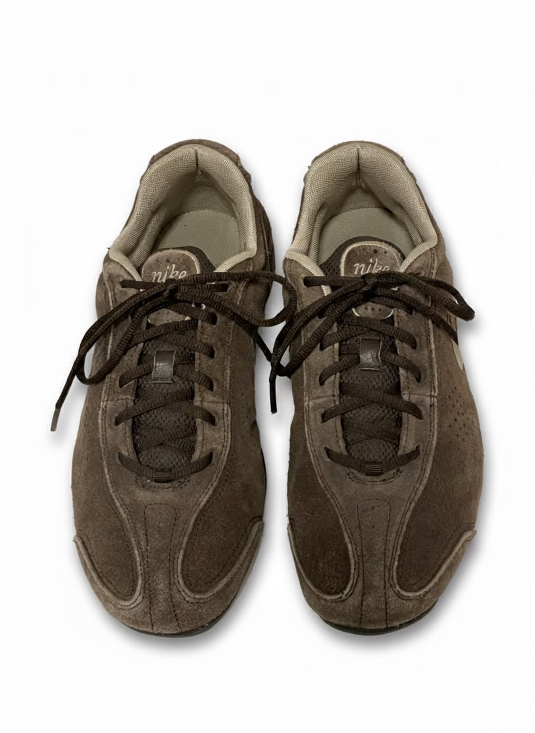 (280) 나이키 에어시리즈 6D 브라운 스웨이드 신발 상품이미지2