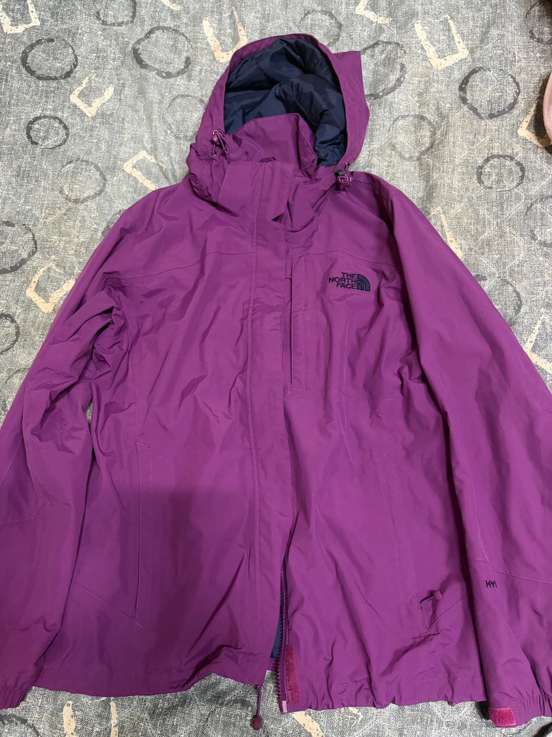 노스페이스 퍼플 바람막이 자켓 상품이미지1
